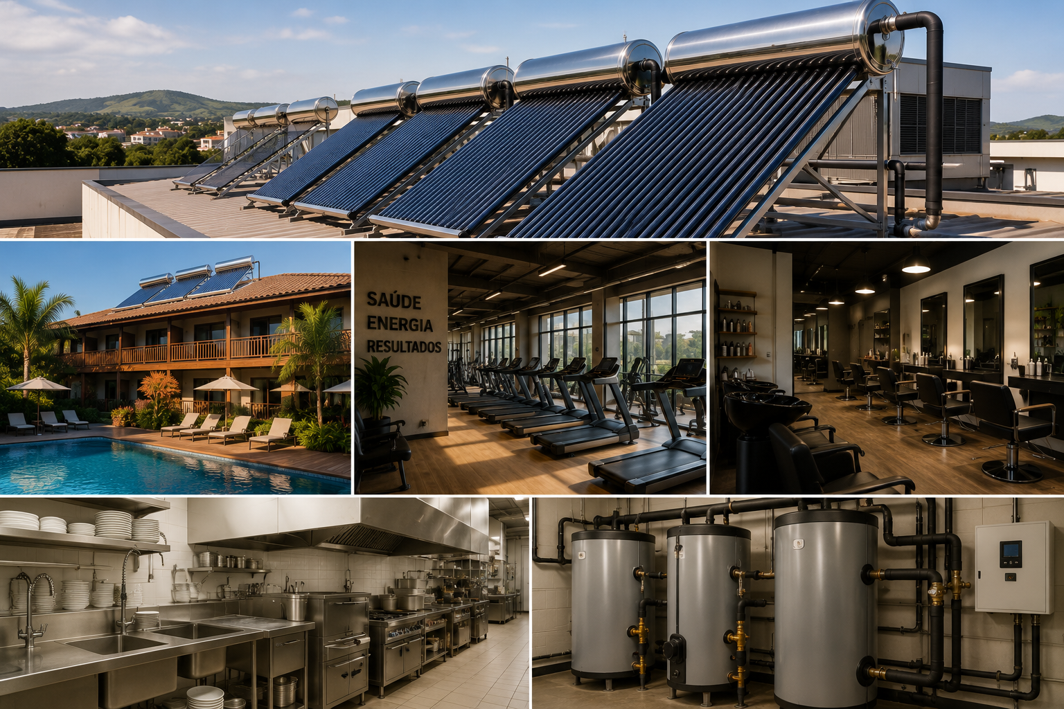 O aquecimento solar para empresas tem payback mais rápido que o residencial. Quanto maior a coincidência entre o horário de geração e o de uso, mais eficiente o sistema. Veja quais segmentos mais ganham.