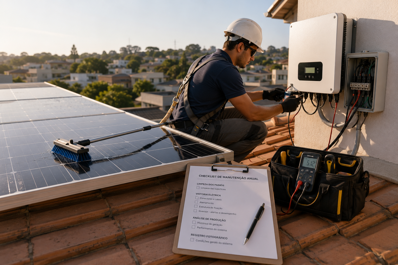 A manutenção de placa solar é mínima, mas não é zero. Qualquer cálculo de retorno que ignore isso está superestimando o benefício. Veja os custos reais e como incluí-los no cálculo.