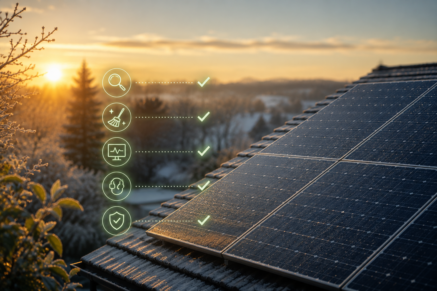 Início do Inverno: checklist de manutenção para quem já tem sistema solar instalado
