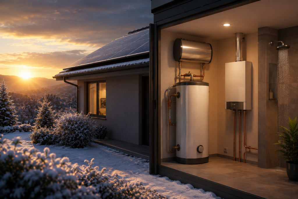 Aquecimento de Água a Gás no Inverno: quando vale trocar o sistema ou adicionar solar